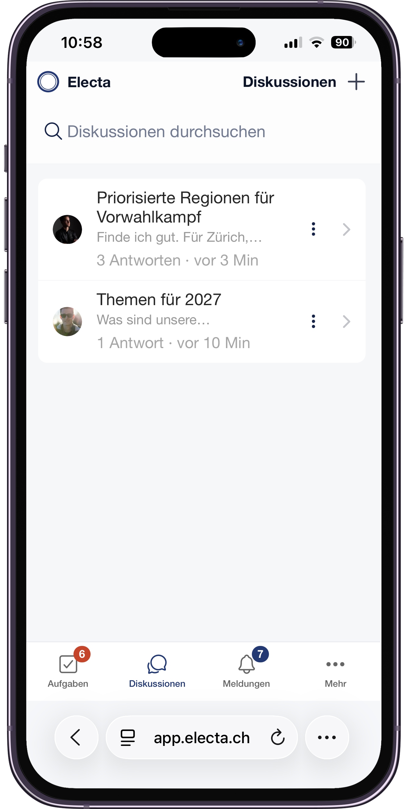 Discussions sur iPhone
